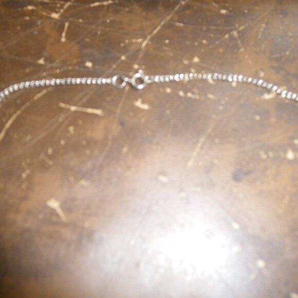 Vintage 1980's Gumball Machine Prize 18" Necklace w/ Fuzzy Panda Bear Charm - Picture 3 of 4